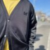 NEEDLES | ニードルズ　V Neck  Cardigan [C/Pe Bright Jersey] - BLACK - 画像 (4)