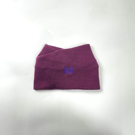 【Unisex】NEEDLES | ニードルズ　Neck Warmer 〔Merino Wool〕ｰ WINE [NS066]