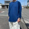 【Unisex】WALLA WALLA SPORT | ワラワラスポーツ　3/4 Baseball Tee - DARK INDIGO - 画像 (4)