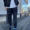 【Unisex】Needles | ニードルズ　Sarouel Track Pant [Poly Smooth] - BLACK - 画像 (3)