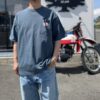 【Men's】BIG MIKE | ビッグマイク　Heavy Wide Sunglasses Pocket S/S Tee - MARIN BLUE - 画像 (3)