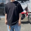 【Men's】BIG MIKE | ビッグマイク　Heavy Wide Sunglasses Pocket S/S Tee - BLACK - 画像 (3)