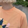 【Ladies】patagonia | パタゴニア　Kid's Cap Silkweigt T-Shirt - FITZ ROY SUPERBLOOM : HEIRLOOM PEACH [62381] - 画像 (3)