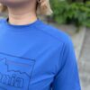 【Ladies】patagonia | パタゴニア　Kid's Cap Silkweigt T-Shirt - P-6 OUTLINE : EDDY BLUE [62381] - 画像 (3)