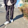 【Men's】Needles  | ニードルズ　Warm Up Pant [Poly Ripstop] - BLACK - 画像 (2)