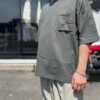 【Men's】Less by SHELTECH | シェルテック　Wide Tee - CHARCOAL - 画像 (3)
