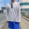 【Unisex】NEEDLES | ニードルズ　L/S U-Neck Tee 〔Raschel Lace〕 - LT.GREY - 画像 (3)