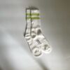 【Unisex】Alore | アローレ　Line Socks - LIME - 画像 (3)