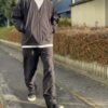 【Unisex】Needles | ニードルズ　Warm Up V-Neck Jacket - Poly Ripstop - BLACK - 画像 (9)