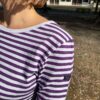 【Ladies】Le minor | ルミノア　Mademoiselle U-Neck - WHITE/VIOLET [20GF16404WVL] - 画像 (4)