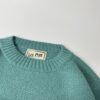 La Paz | ラ パス　Simple Jacquared Crew Sweater - SMOKEY AQUA - 画像 (8)