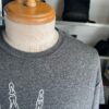 【USED】hunt stored　THE FUTURE IS IN OUR HANDS - CHARCOAL GREY - 画像 (3)