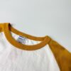WALLA WALLA SPORT | ワラワラスポーツ　3/4 Baseball Tee 2 Tone - WHITE / GOLD - 画像 (8)