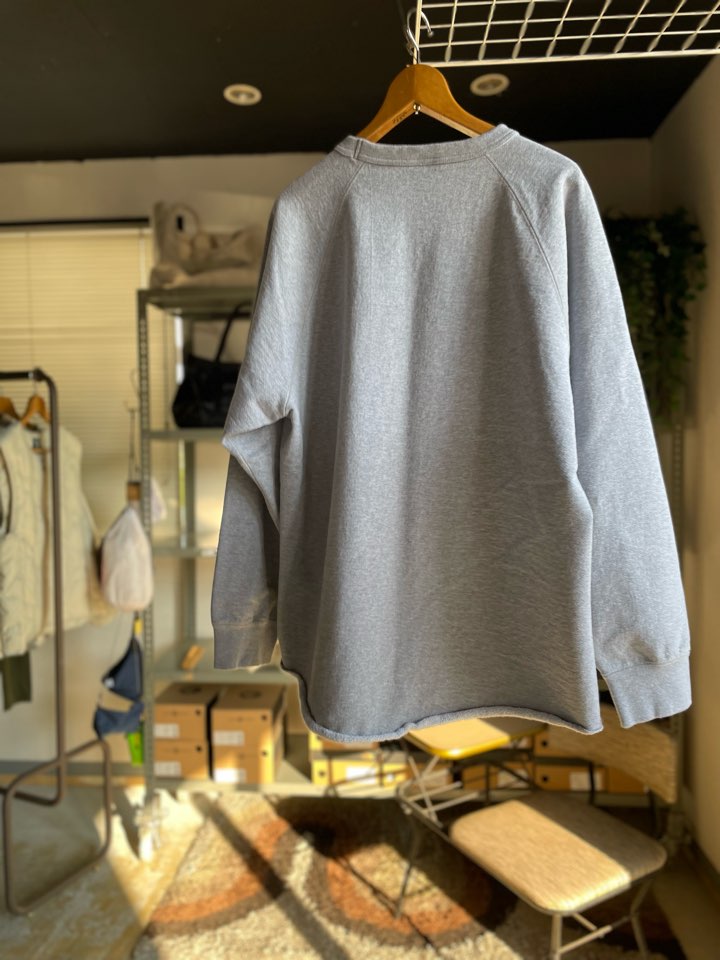 【Unisex】WALLA WALLA SPORT | ワラワラスポーツ 13oz Crew Sweat Shirt  - HEATHER GREY - 画像 (13)