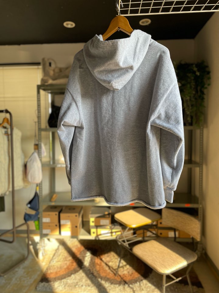 【Unisex】WALLA WALLA SPORT | ワラワラスポーツ 13oz Full Zip Hoodie - HEATHER GREY - 画像 (13)