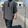 【Men's】7.5oz Drop Shoulder Big Tee - CHARCOAL - 画像 (2)
