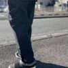 【Men's】BIG MIKE | ビッグマイク　Denim Painter Belt Easy Pants - BLACK DENIM - 画像 (5)