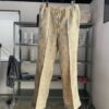 【Men's】NEEDLES | ニードルズ　String Boot-Cut Pant[Poly india Iq.] - GREY/BEIGE - 画像 (2)