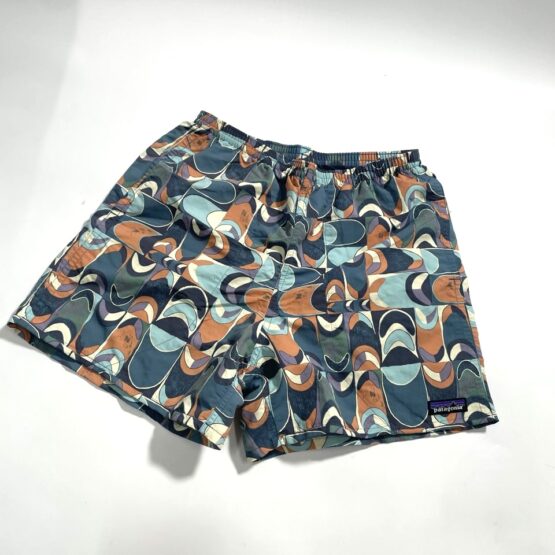 【Men's】patagonia | パタゴニア　Baggies Shorts 〔5inc〕- SWALLOWTAIL GEO : STILL BLUE [57022]
