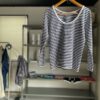 【Ladies】Le minor | ルミノア　Mademoiselle U-Neck - WHITE/BLACK [20GF16404WBK] - 画像 (8)