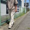 【Men's】BIG MIKE | ビッグマイク　Boder Sunglasses Pocket S/S Tee - NAT×BGE×BLK - 画像 (4)