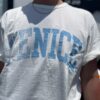 【Unisex】free rage | フリーレイジ　Rycycle Cotton Tee “VENICE” - WHITE - 画像 (4)