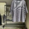 【Men's】Less by SHELTECH | シェルテック　Wide Tee Border - BLACK × WHITE - 画像 (15)