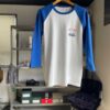 【Men's】free rage | フリーレイジ　Baseball Tee  "NICE TO MEET LA" - WHITE×BLUE - 画像 (2)