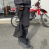 【Unisex】ARTS & CRAFTS | アーツアンドクラフツ　《CALF LEATHER COMBO》 Draestring Pouch M - BLACK - 画像 (4)