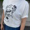 【Ladies】free rage | フリーレイジ　Rycycle Cotton Tee “Call Girl” - WHITE - 画像 (3)