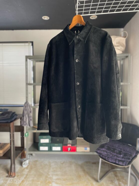 【Men's】*A VONTADE | アボンタージ　40's Coverall "Suede" - BLACK [RD-0104-24AW]