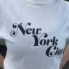 【Ladies】free rage | フリーレイジ　Rycycle Cotton Tee “New York City” - WHITE - 画像 (3)