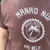 【Ladies】free rage | フリーレイジ　Rycycle Cotton Tee “HAWAII” - BROWN - 画像 (3)