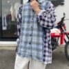 【Unisex】Rebuild by Needles | リビルドバイニードルズ　Flannel Shirt 7Cut Wide Sht - C - 画像 (2)