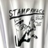 【Unisex】STAMP Run&Co | スタンプ ランアンドカンパニー　STAMP Long Sleeve Tee "Two Cats" - WHITE - 画像 (8)