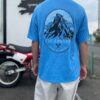 【Men's】patagonia | パタゴニア　M's Cap Cool Daily Graphic Shirt Lands - CHOUINARD CREST : VESSEL BLUE X-DYE [45385] - 画像 (3)