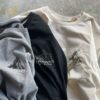 【Men's】patagonia | パタゴニア　Men's L/S Chouinard Crest Responsibili-Tee - BLACK - 画像 (8)