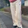【Unisex】NEEDLES | ニードルズ　Track Pant [POLY SMOOTH] - IVORY - 画像 (7)
