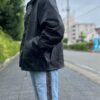 【Men's】yoused | ユーズド　Leather Driver's Jacket - BLACK - 画像 (4)
