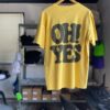 【Unisex】free rage | フリーレイジ　Rycycle Cotton Tee “OH!NO!OH!YES” - YELLOW - 画像 (4)