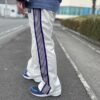 NEEDLES | ニードルズ　Boots-Cut Track Pant [POLY SMOOTH] - ICE WHITE [MR288] - 画像 (4)