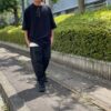 【Unisex】armi | アーミィ　『残布』Zan;p T Oversize - BLACK - 画像 (2)
