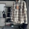 【Men's】BIG MIKE | ビッグマイク　Light Flannel Shirts - WHITE × OLIVE [Ombre Check Shirts] - 画像 (9)