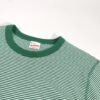 【Ladies】Healthknit | ヘルスニット　Basic Waffle Crewneck S/S Tee BASIC WAFFLE CREWNECK S/S - GREEN×OFF BORDER [602S] - 画像 (2)