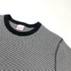 【Ladies】Healthknit | ヘルスニット　Basic Waffle Crewneck S/S Tee BASIC WAFFLE CREWNECK S/S - BLACK×OFF BORDER [602S] - 画像 (2)