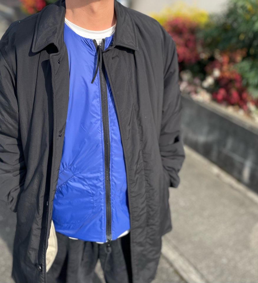 【Men's】melple | メイプル Ventura Vest - BLACK×BLUE - 画像 (3)