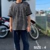 【Unisex】armi | アーミィ　peacetree別注『残布』Zan;p T Border - BLACK BORDER - 画像 (11)