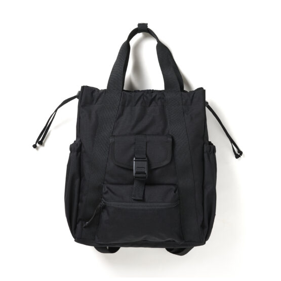 【Unisex】BAICYCLON by bagjack | バイシクロン バイ バッグジャック　Drawstring Backpack - BLACK [BCL-76]