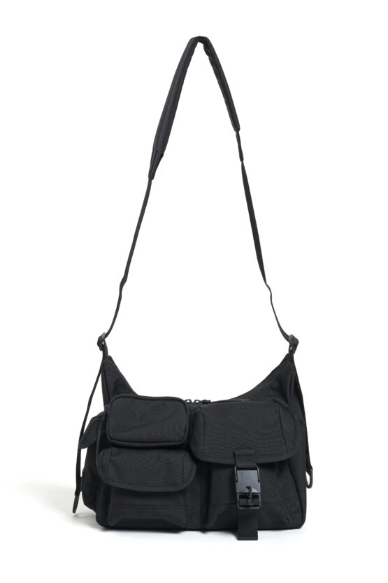 【Unisex】BAICYCLON by bagjack | バイシクロン バイ バッグジャック　Multi Pockets Shoulder - BLACK [BCL-85]