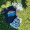 【Kid's】patagonia | パタゴニア　BabyBaggies Shorts - HIGH HOPES GEO : SALAMANDER GREEN [60279] - 画像 (3)